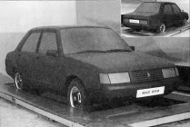 Еще один макет ВАЗ-2110, которая в 1983 году имела задний привод и называлась ВАЗ-2112
