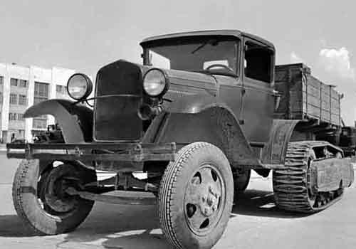 Полугусеничный грузовик-вездеход ГАЗ-60 - история, характеристики, фото