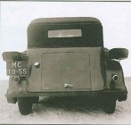 Автомобиль НАМИ-ВМ с кузовом типа фаэтон, вид сзади