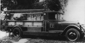 АМО-4 пожарный, старая фотография