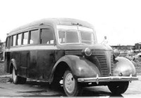 Капотный автобус ЗИС-16. Единственный серийный образец из семейства ЗИС-15