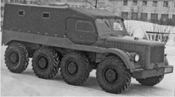 ГАЗ-62Б четырёхмостовый полноприводный вездеход.