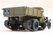 Модель гусенично-колесного грузовика ГАЗ-65, вид сзади