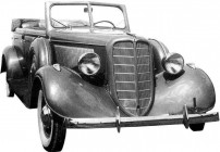 ГАЗ-М-1 В кузове типа фаэтон