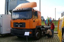 Тягач совместного белорусско-германского предприятия МАЗ-MAN-543268 с кабиной от MAN F2000
