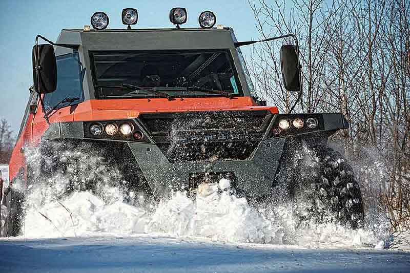 Российский вездеход Шаман от компании ООО "Авторос"