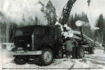 Зимние испытания грузовика НАМИ-012 образца 1949 года